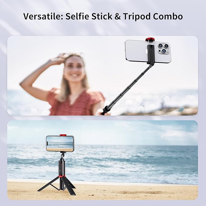 ATUMTEK Selfie Stick Tripod, Extendable 3 in 1 Aluminum Bluetooth Selfie Stick - Image 6