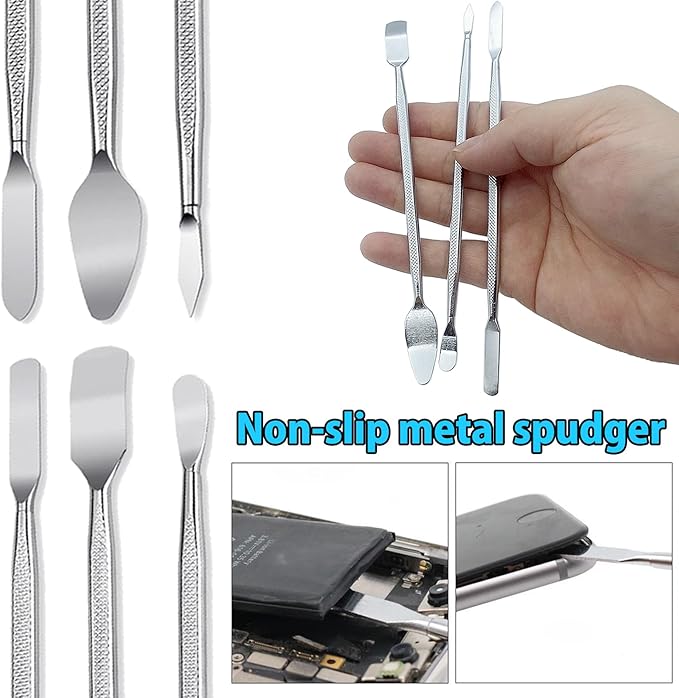 Spudger Pry Tool Kit 8 Piece Opening Tool, Metal Spudger Tool Kit, Ultra-Thin - Image 4