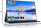 18.5 Inch Portable Monitor for Laptop, FHD 1080P 100% sRGB Travel Monitors for - Image 10