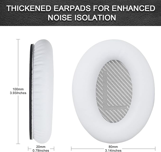 Replacement Ear Pads for Bose QuietComfort 35 35 II 15 25, Headphone Ear Covers - Image 3