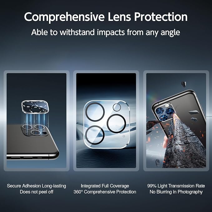 SMARTDEVIL 2+2Pack for iPhone 11 Privacy Screen Protector - Image 4