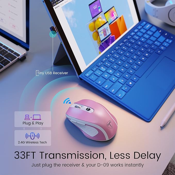 D-09 Wireless Mouse for Laptop - Image 3