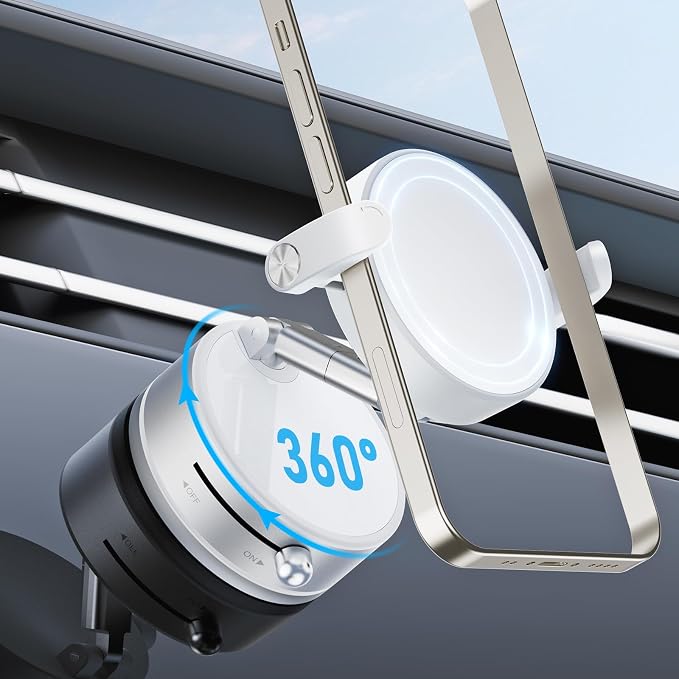 OOCC Magnetic Phone Holders for Your Car, 360°Rotating Adjustable Magsafe Car by Unknown