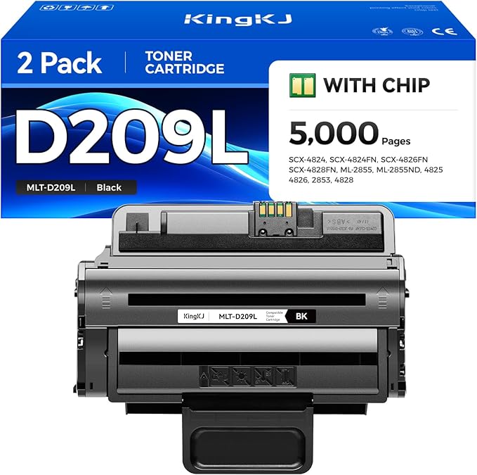 MLT-D209L Toner Cartridge Black 1-Pack High-Yield Replacement by KingKJInkToner