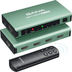 HDMI Switch 5 in 1 Out 4K@60Hz, GANA HDMI Splitter Switcher by GANA
