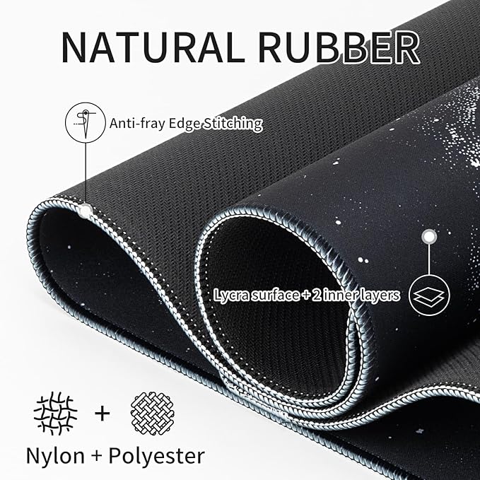 RAINYEAR Large Gaming Mouse Pad, Computer Mousepad - Image 2