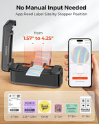 MUNBYN Bluetooth Thermal Label Printer RealWriter RW402B, 4x6 Shipping Label - Image 4