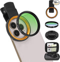 52MM CPL Filter for Phone, Clip-on Circular Polarizing Lens, HD Multi-Coated by Unknown