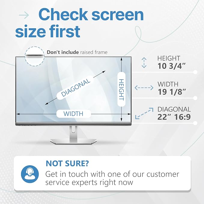 VINTEZ 22 Inch 16:9 Privacy Screen - Image 4