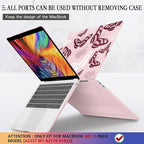 CISSOOK Butterfly Case for MacBook Air 13 Inch Pink 2021 2020 2019 2018 Release - Image 5