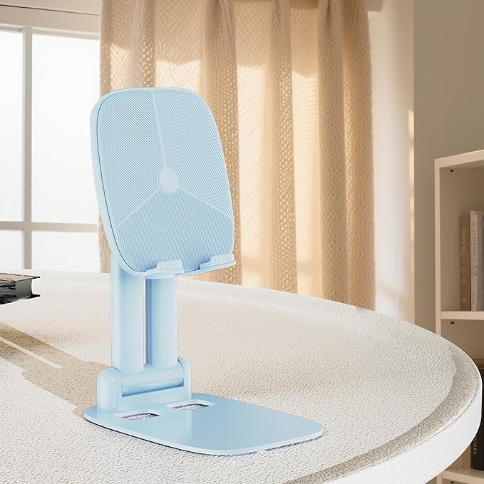DEERLAMN Cell Phone Stand for Desk, Height Adjustable Cell Phone Holder - Image 2