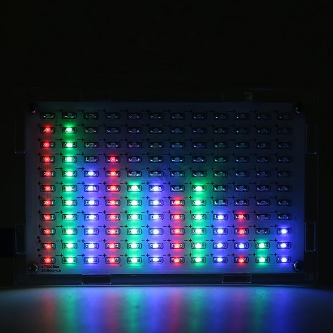 Soldering Practice Kit DIY RGB Music Spectrum Colorful Multi-pattern Simulate - Image 5