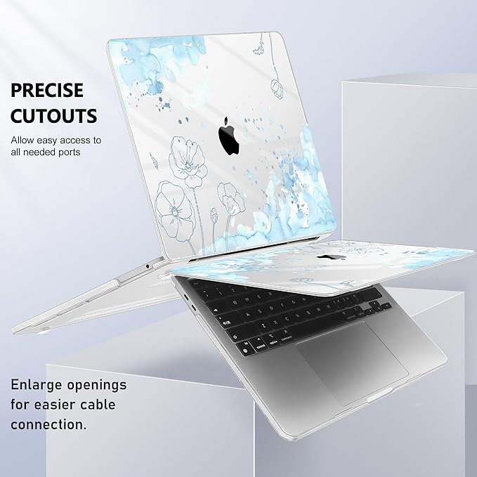 Case for MacBook Pro 13 inch with/Without Touch Bar, Hard Shell + Keyboard - Image 8