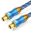 EMK Digital Optical Audio Cable Fiber Optical Toslink Cable SPDIF Audio Cable by EMK