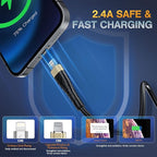OIITH Apple MFi Certified iPhone Charger Cable 3 Pack 3 Ft, Lightning Charging - Image 3