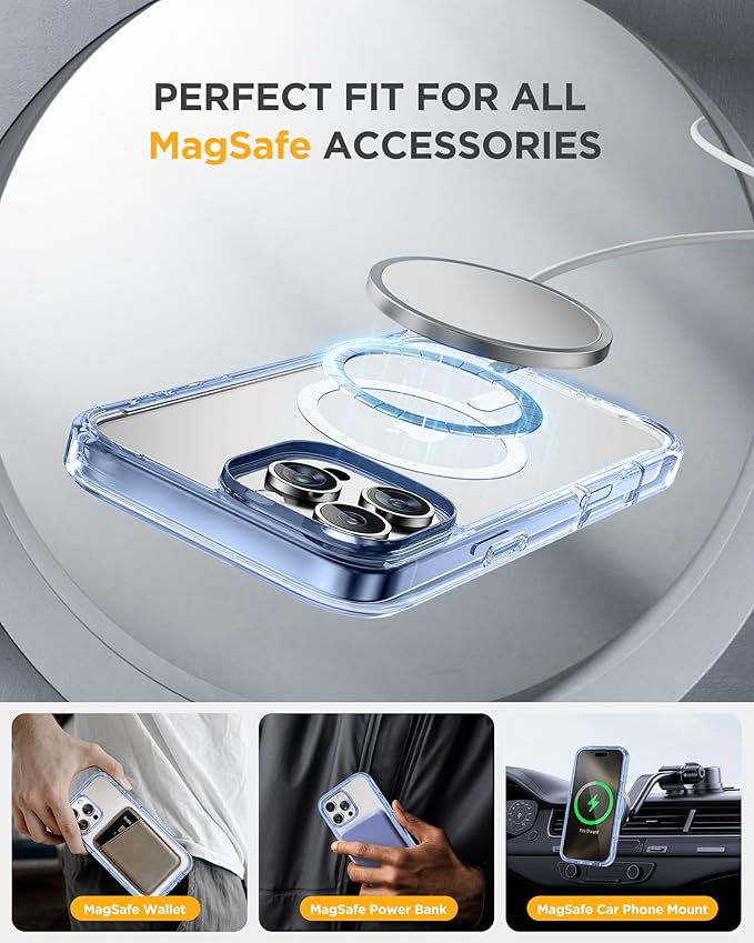 Miracase Magnetic for iPhone 16 Pro Case Full-Body Phone - Image 6