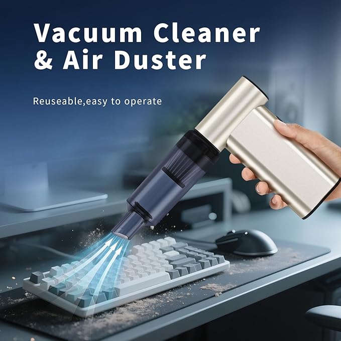 Compressed Air Duster, 300000RPM Electric Air Dusters Mini Blower Jet Turbo Fan - Image 3