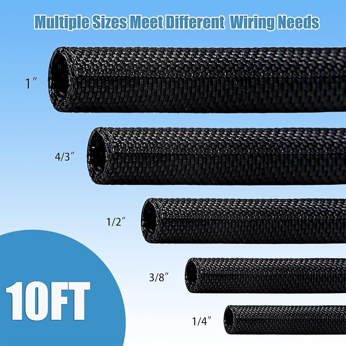 3/8 inch Cord Protectors from Pets No Chew, 10ft Wire Protector Cord Covers - Image 4