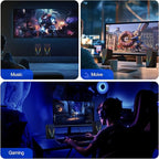 RGB Desktop Speakers with Enhanced Bass, Volume Control & 6 Colorful Lights - Image 7
