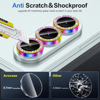 for Samsung Galaxy Z Fold 7 Camera Lens Protector, Individual Metal Ring - Image 3
