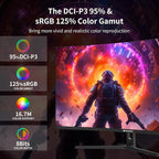 SANSUI 32-Inch Curved Gaming Monitor WQHD 2560 x 1440 180Hz Curved 1500R -1ms - Image 3