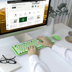 KNOWSQT Wireless Keyboard and Mouse Combo, USB Receiver Plug and Play, - Image 6