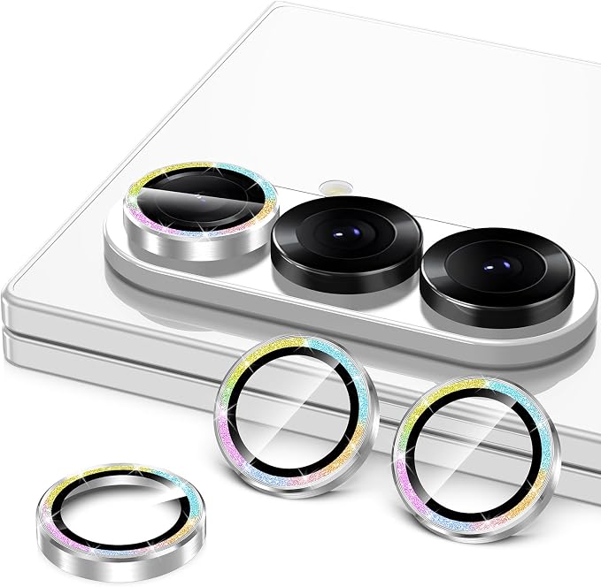 for Samsung Galaxy Z Fold 7 Camera Lens Protector, Individual Metal Ring - Image 2