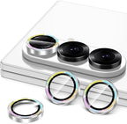 for Samsung Galaxy Z Fold 7 Camera Lens Protector, Individual Metal Ring - Image 2