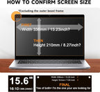 Laptop Privacy Screen 15.6 Inch Compatible - Image 5