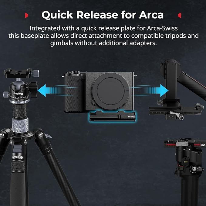 SmallRig Mount Plate for AirTag, Quick Release Camera Mount Baseplate for - Image 5