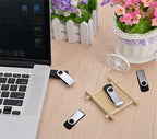 USB Flash Drive 16GB 50 Pack, Bulk USB 2.0 Flash Drives Thumb Drive Swivel - Image 7