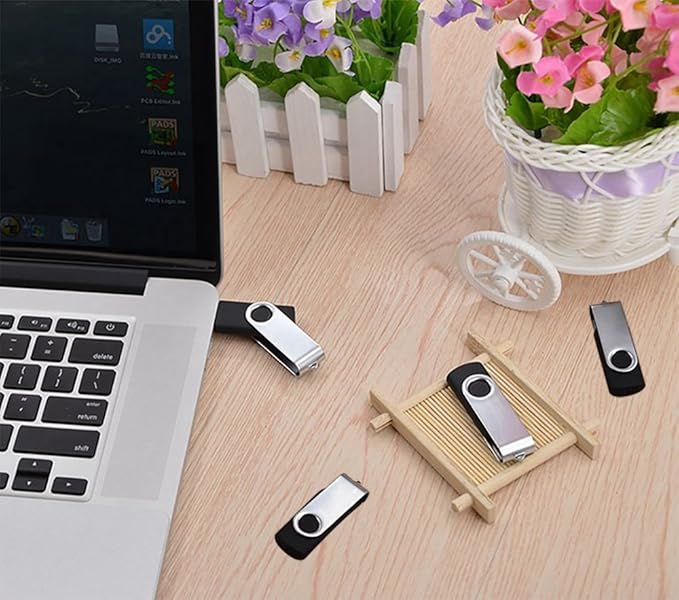 USB Flash Drive 1GB 20 Pack, Bulk USB 2.0 Flash Drives Thumb Drive Swivel - Image 7