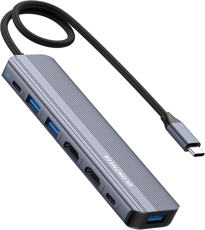 USB C Hub Docking Station Dual Monitor by Glomtheia