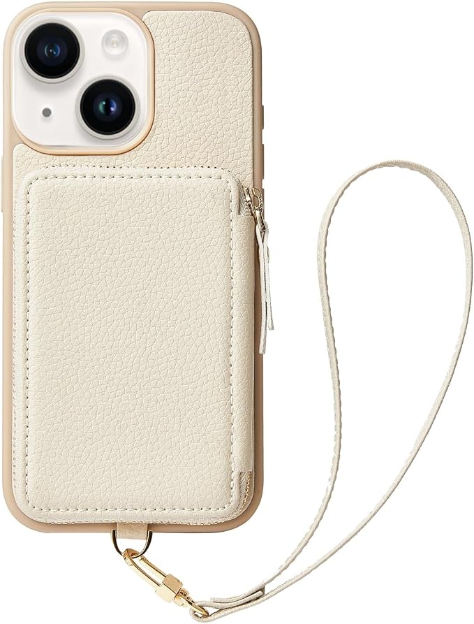 ZVE Wallet Case for iPhone 15, Phone Case by ZVE