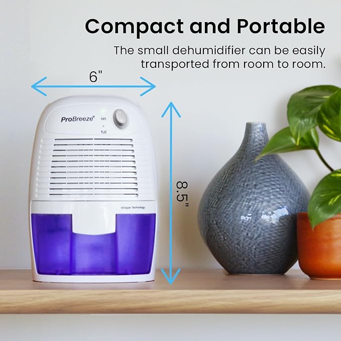 Pro Breeze Electric Mini Dehumidifier - Image 4