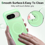Magnetic for Google Pixel 9/Pixel 9 Pro Case, Shockproof Slim Translucent Matte - Image 5