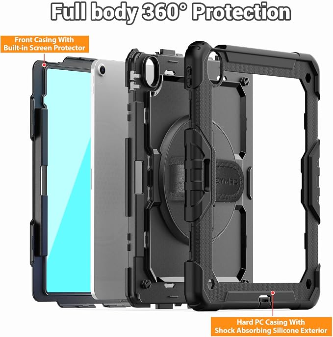 SEYMAC for iPad Air 13 Inch Case M3 2025/ M2 2024, Heavy Duty Shockproof - Image 5