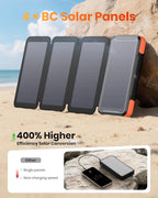 Solar-Charger-Power-Bank-49800mAh, 20W Fast Charging Portable Charger - Image 2