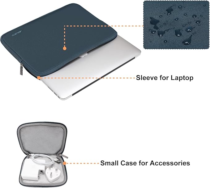 MOSISO Laptop Case 13.3 inch, 13-13.3 inch Laptop Sleeve Bag Compatible - Image 2