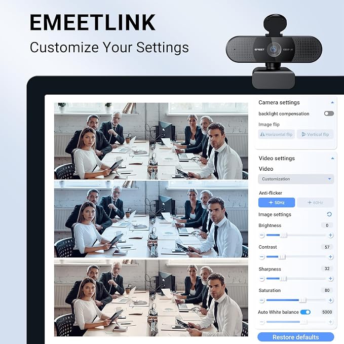 EMEET 2024 Upgraded C960 Webcam - Image 8