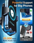 VANMASS Cell Phone Mount Car Dashboard Window Vent Desk Fit - Image 5