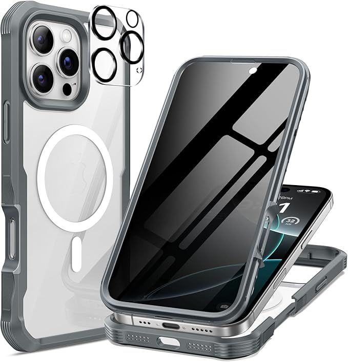 seacosmo for iPhone 16 Pro Max Case, Full Body Bumper by Seacosmo