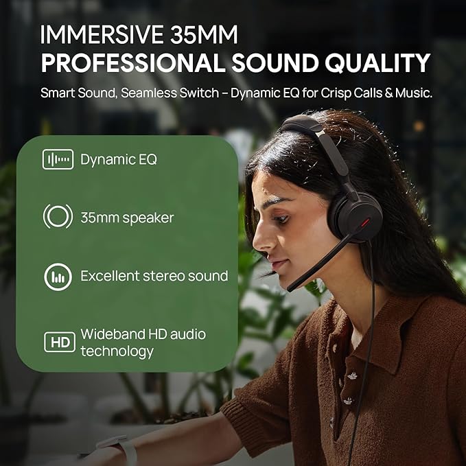 Yealink UH44 Teams Certified USB Wired Headset - Image 3