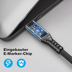 usbc to USB c 3.1, USB-c 10gbps Data Transfer Video 4K Monitor Cable 100W High - Image 6
