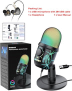 USB Gaming Microphone for PC, Computer Mic - Image 9