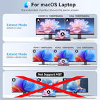 Docking Station 3 Monitors USB C Docking Station Dual Monitor HDMI Adapter - Image 4