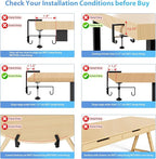 KEEGH No Drill Under Desk Cable Management Tray - Image 5
