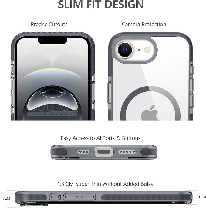 BELTRON Belt Case for iPhone 16e, Slim Protective Transparent Case & Rotating - Image 8