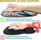 Hokafenle Ergonomic Mouse Pad Wrist Support - Image 3