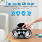 MEGATEK Portable CD Player Boombox - Image 6